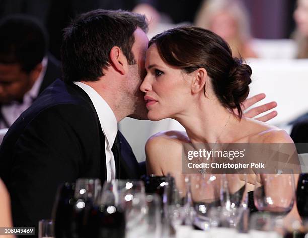 Ben Affleck and Jennifer Garner during the 16th annual Critics' Choice Movie Awards at the Hollywood Palladium on January 14, 2011 in Los Angeles,...