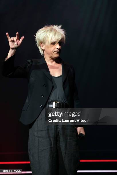 Singer Nicola Sirkis attends "Grand Prix de la Sacem 2018" at Salle Pleyel on December 10, 2018 in Paris, France.