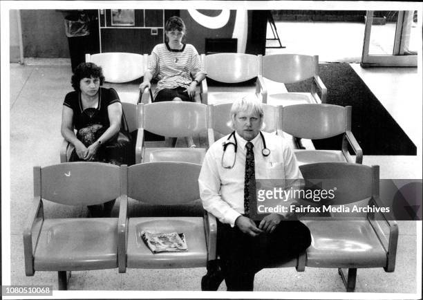 The Emergency ward at Liverpool Hospital, which is threatened with restricted hours.Dr. Frank Soronson Mrs Doreen Dawes and Tracey Johnston in the...