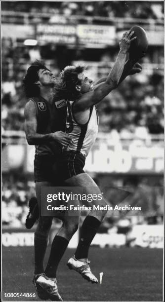 Sydney Swans Vs West coast Eagles.Played at SCG Yesterday . July 19, 1987. .