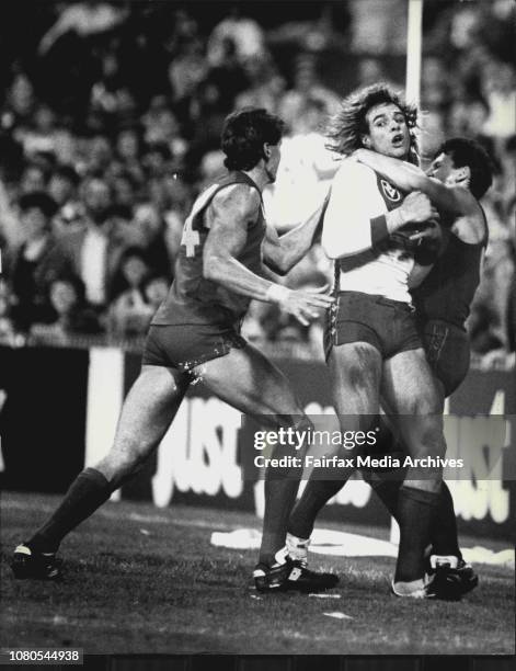 Warwick CapperSydney Swans Vs at the SCG tonight Fitzroy. May 15, 1987. .