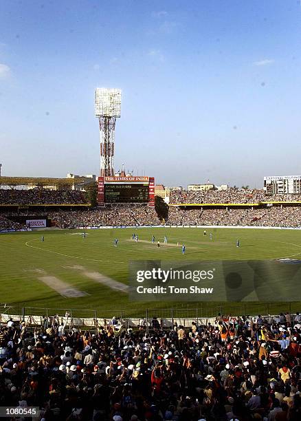 General view of the ground during the 1st India v England One Day International match at Eden Gardens Cricket Stadium, Kolkata, India. DIGITAL IMAGE....