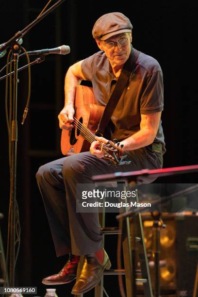 James Taylor performs at the Massachusetts Museum of Contemporary Art "Mass MoCA" on December 9, 2018 in North Adams, Massachusetts.