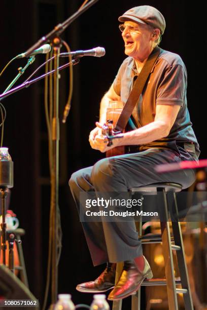James Taylor performs at the Massachusetts Museum of Contemporary Art "Mass MoCA" on December 9, 2018 in North Adams, Massachusetts.