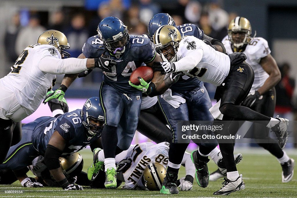 Wild Card Playoffs - New Orleans Saints v Seattle Seahawks