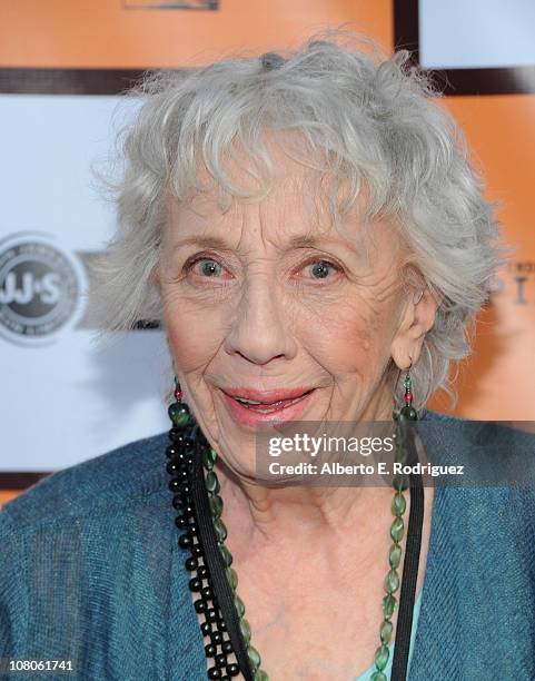 Actress Ann Morgan Guilbert arrives to the 2011 Independent Spirit Awards Filmmaker Grant and Nominee Brunch on January 15, 2011 in Los Angeles,...