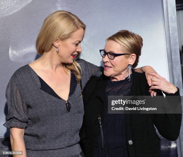 Alison Eastwood and Dianne Wiest attend Warner Bros. Pictures World Premiere of "The Mule" at Regency Village Theatre on December 10, 2018 in...