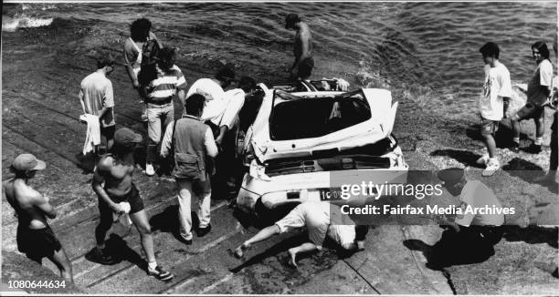 Police, today recovered the car which went over the Cliff at Maroubra on Tuesday, Which killed the driver. Police will inspected the car for...