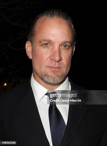 Personality Jesse James attends the 2011 Art Of Elysium "Heaven" Gala held at the California Science Center on January 15, 2011 in Los Angeles,...