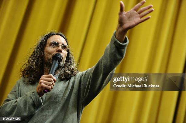 Director Tom Shadyac attends the screening of "I Am" at the Camelot Theatre during the 22nd Annual Palm Springs International Film Festival on...