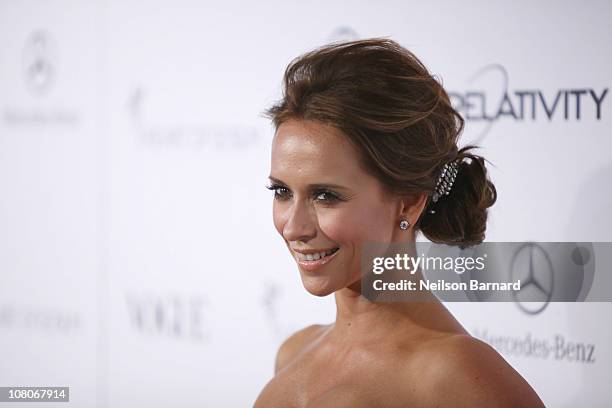 Actress Jennifer Love Hewitt attends the Art Of Elysium "Heaven" Gala 2011 at The California Science Center Exposition Park on January 15, 2011 in...