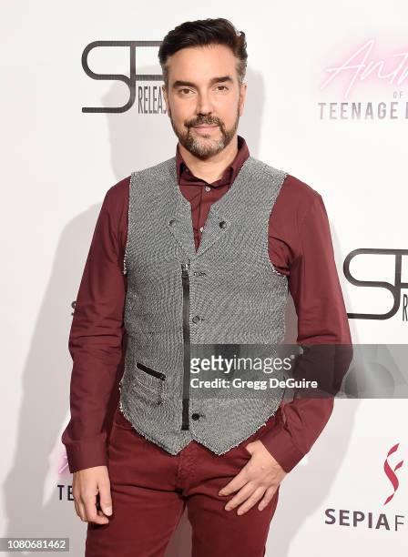 Jeff Marchelletta arrives at the premiere of SP Releasing and Sepia Films' "Anthem Of A Teenage Prophet" at TCL Chinese 6 Theatres on January 10,...
