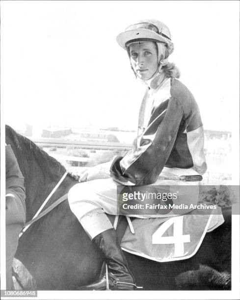 Race -- 1-- Acorn HCP.Apprentice jockey, Kim Smith . April 22, 1978. .
