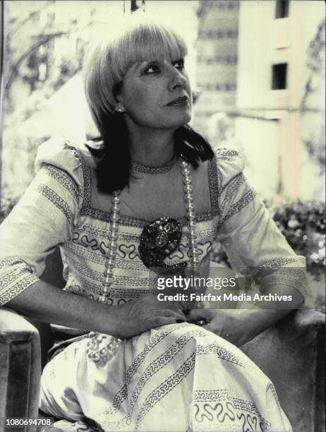 Zandra Rhodes Fashion Designer. October 28, 1983. .