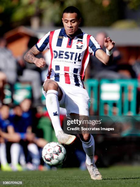 Damil Dankerlui of Willem II during the Club Friendly match between Borussia Dortmund v Willem II at the Ciudad Deportiva La Dama de Noche on January...