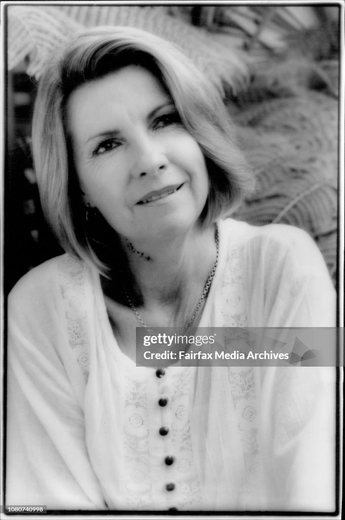 Singer Judy Stone who has just come out of Hospital where she had a cancerous growth removed from her neck.Sydney singer Judy Stone is suffering from throat cancer - the same disease that has hit her former Bandstand colleague, Peter Allen.And the two ent