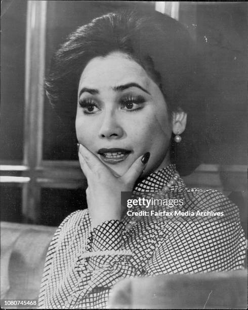 Madame Ratna-Sari Dewi Sukarno at the conference.Wife of the Late President of Indonesia, Madame Ratna-Sara Dewi Sukarno who is visiting Australia at...