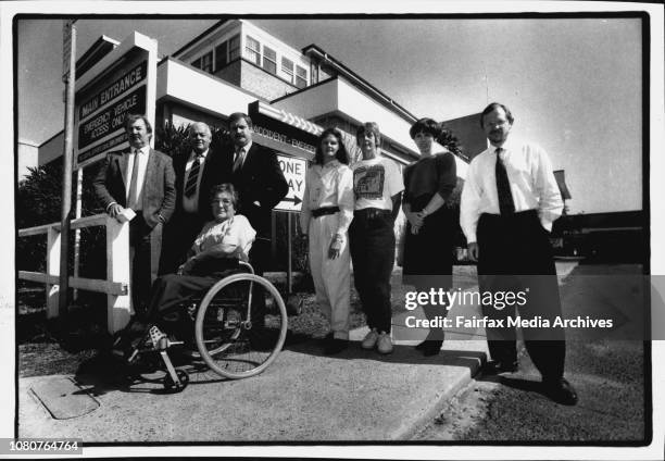 Adrian Button L to R... Ross New, Adrian Button, Graham Linn, Lynda Binskin, Claire ...
