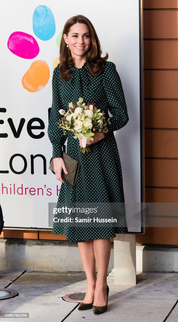 The Duke & Duchess Of Cambridge Visit Evelina London And The Passage