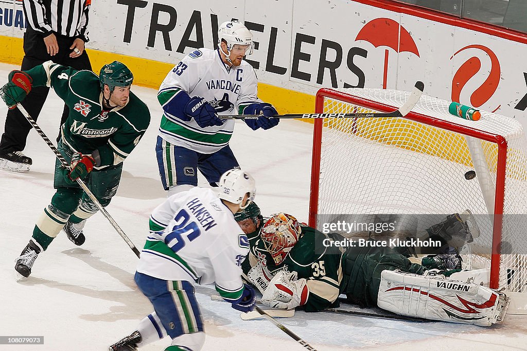 Vancouver Canucks v Minnesota Wild