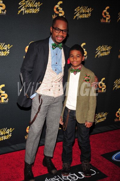 Kirk Franklin and son Caziah attend the 26th Annual Stellar Gospel