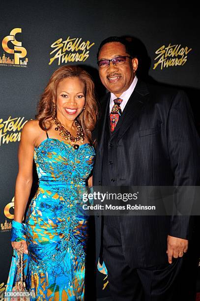 Donna Richardson and Dr. Bobby Jones attend the 26th Annual Stellar Gospel Music Awards at The Grand Ole Opry on January 15, 2011 in Nashville,...