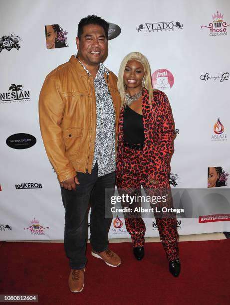 Eric Scanlan and Tyeler Reign attend Season 5 Premiere For Lifetime's "The Rap Game" Hosted By Tyeler Reign held at CTRL Collective on January 10,...