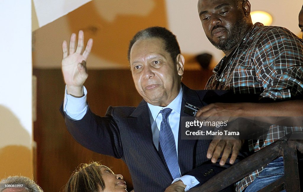 "Baby Doc" Duvalier Returns To Haiti After 25 Years In Exile