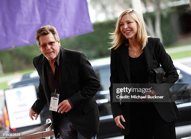 Actor Ryan O'Neal and actress Tatum O'Neal attend the closing night screening of "First Grader" at the Palm Springs High School during the 22nd...