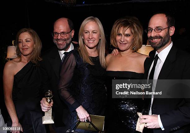 Sony's Elizabeth Cantillon, producer Scott Rudin, producer Cean Chaffin, Sony Pictures Entertainment Co-Chairman Amy Pascal and Columbia Pictures...