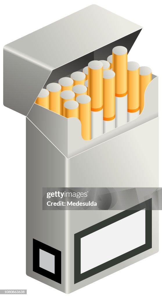 cigarette pack vector Art, Icons, and Graphics for Free Download Cigarettes Pack Box With Vector