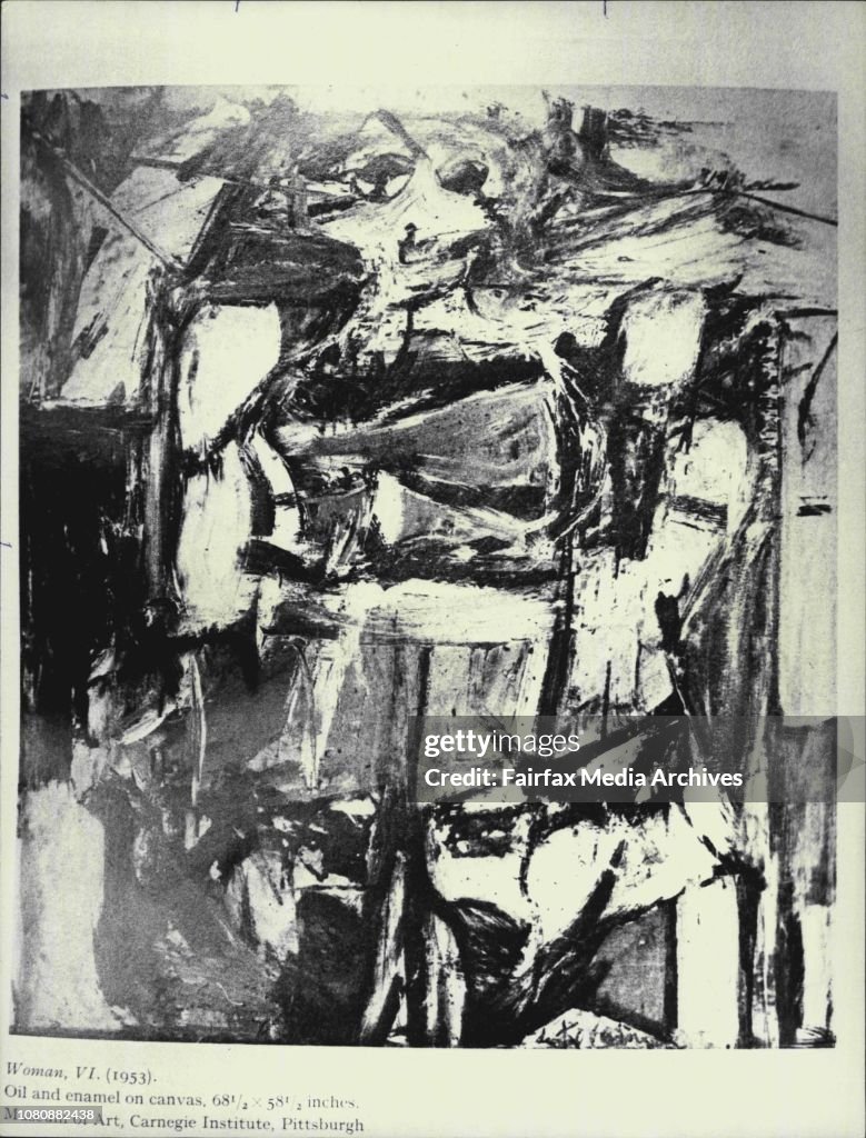 Woman Vi Woman, VI - Oil and enamed on cnvas, 68½ x 58½ inches.Museum of ...