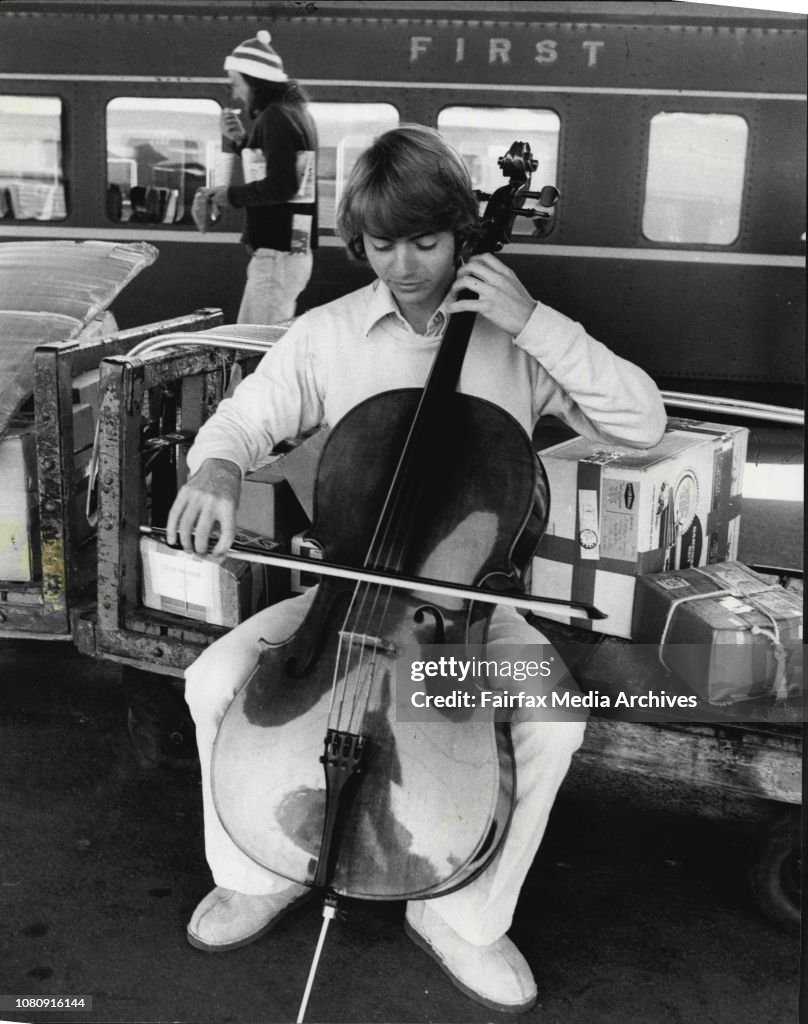 Sixteen years old Peter Corkill of Lismore arrives at Central Station with his cello after travelling 15 hours by train, for a one hour lesson at the Conservatorium. After the lesson he caught the overnight train, 15 hours back home to Lismore.He makes t