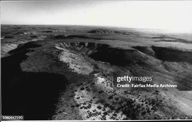 Sturt National Park..Olive Downs or Jump-up. Country. May 29, 1985. .