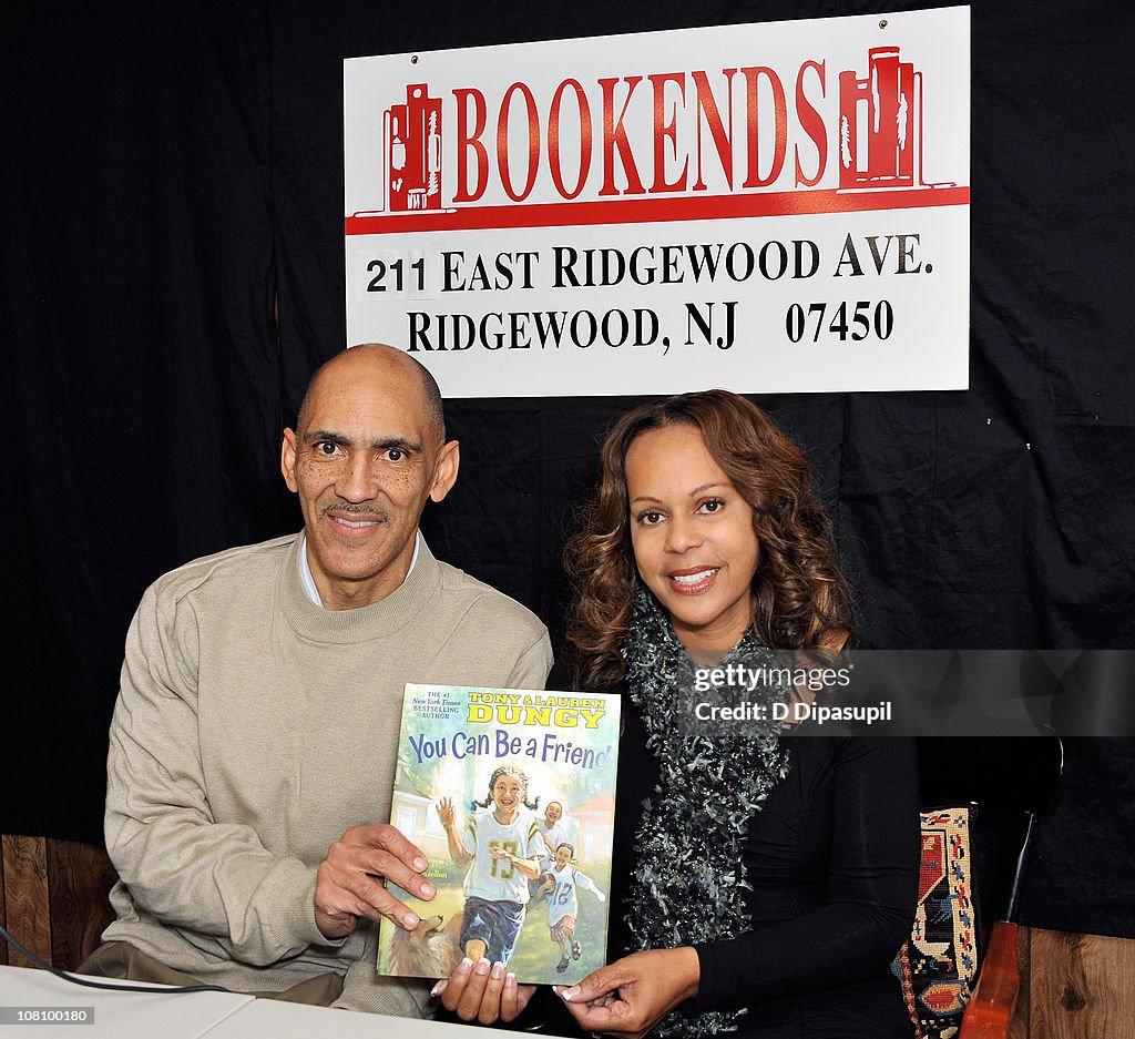 Tony & Lauren Dungy Sign Copies Of "You Can Be A Friend"