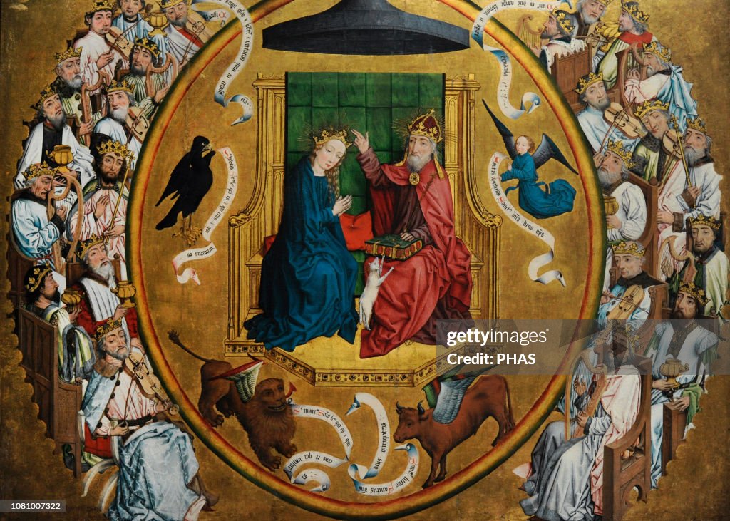 Lower Rhine. Coronation of Mary with the Twenty-Four Elders, ca.1450-1475.