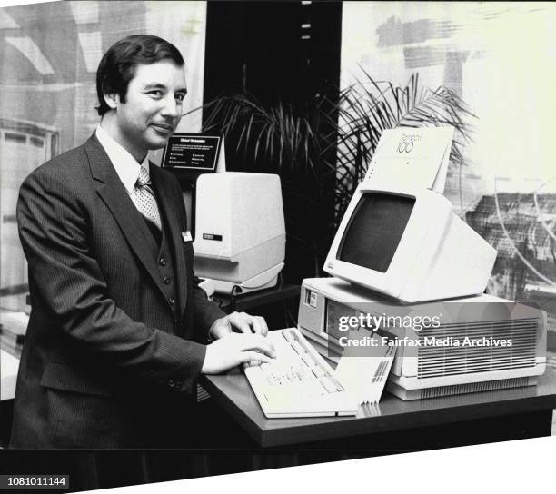 Mr. Buzz Brooks Small Systems Group Manager Degital U.S. With a new system the Rainbow 100personal Computer. May 13, 1982. .