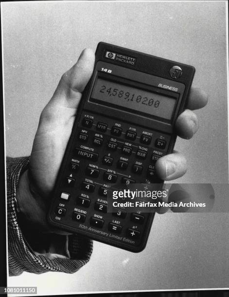 The Hewlett Packard 14B calculator...50th Anniversary Limited the HP41C was programmable Hewlett-Packard calculator. In 1979 and expensable. I have...