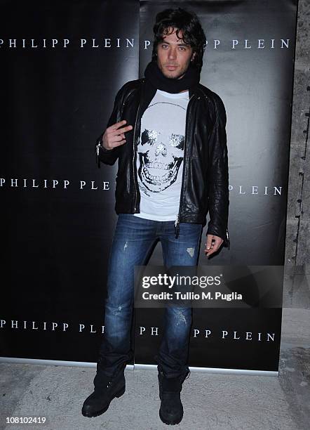 Daniele Santoianni attends Philipp Plein new collection presentation during Milan Fashion Week Menswear A/W 2001 on January 17, 2011 in Milan, Italy.