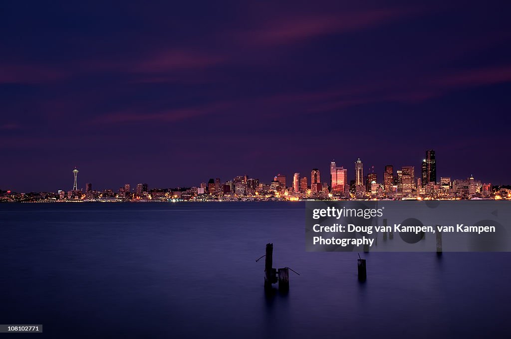 Purple Haze - Seattle Skyline