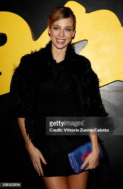 Nora Mogalle attends the Fendi O' Party during Milan Fashion Week Menswear A/W 2011 on January 17, 2011 in Milan, Italy.