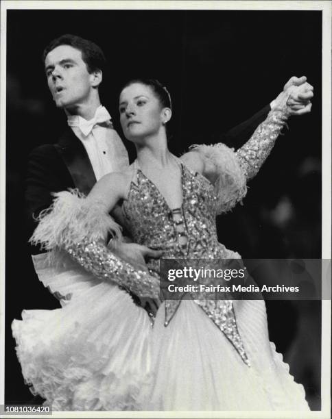 Compeditors in the Ballroom Dancing Championships at the Sydney Entertainment Centre. July 26, 1984. .