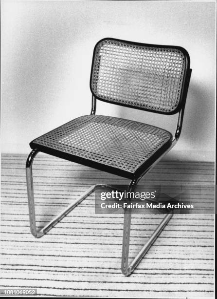 Top right, a Marcel Breuer hand-woven rattan Cesca chair from Artes Studios, $996. March 01, 1990. .