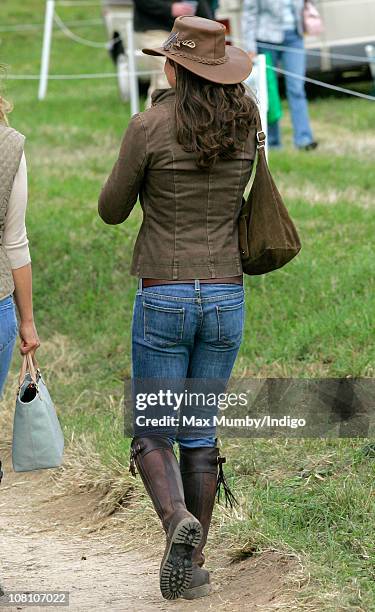 Kate Middleton attends the Festival of British Eventing at Gatcombe Park on August 6, 2005 in Stroud, England.