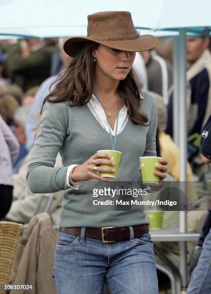 Kate Middleton attends the Festival of British Eventing at Gatcombe ...