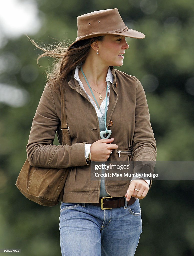 Kate Middleton attends the Festival of British Eventing at Gatcombe ...