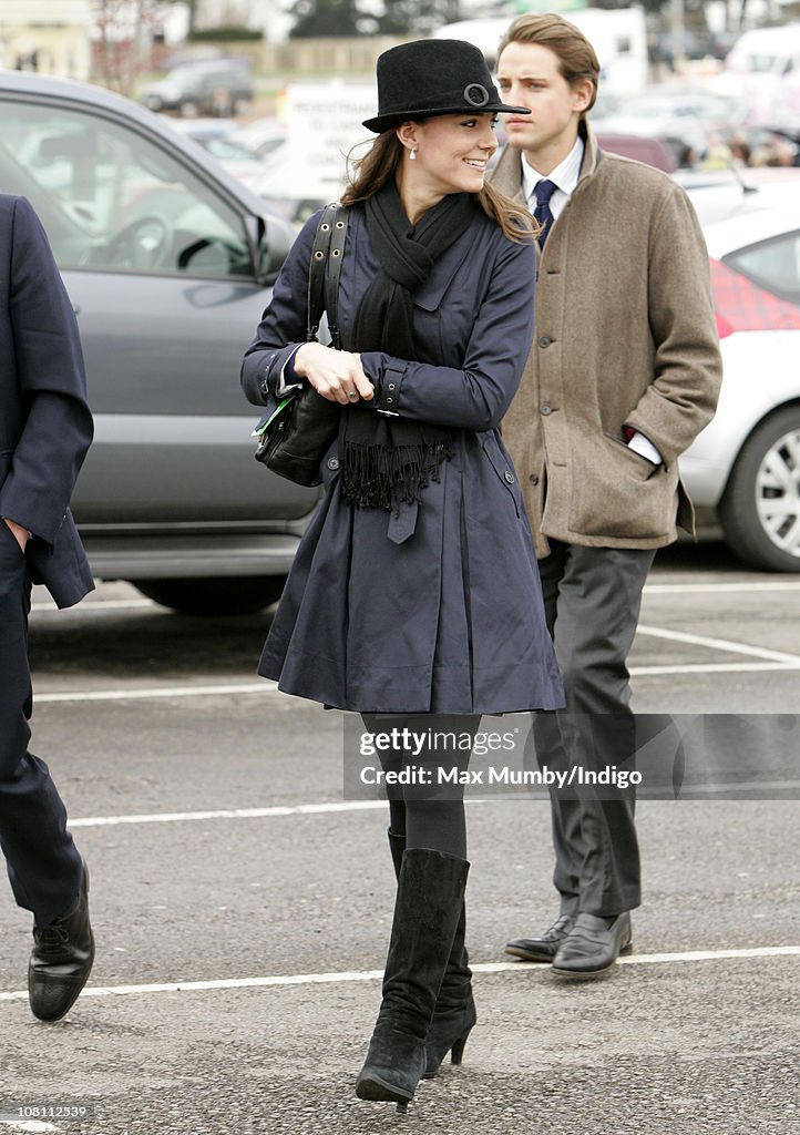 Kate Middleton Attends Day 4 of the Cheltenham Horse Racing Festival