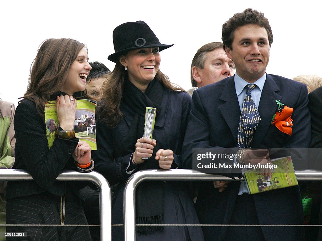 Kate Middleton Attends Day 4 of the Cheltenham Horse Racing Festival