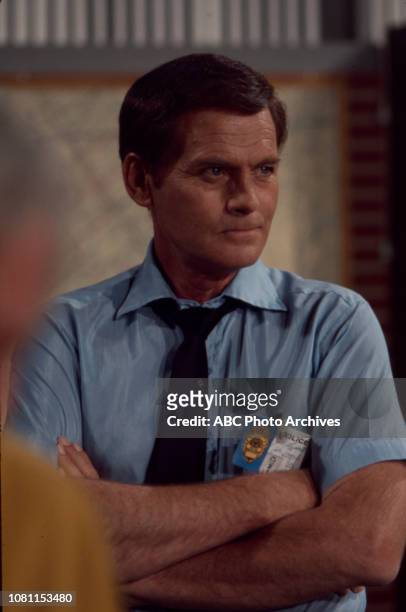 John Agar appearing in the Walt Disney Television via Getty Images series 'The Smith Family'.