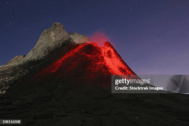 july 5, 2004 - ol doinyo lengai eruption, rift valley, tanzania. - ol doinyo lengai stock pictures, royalty-free photos & images